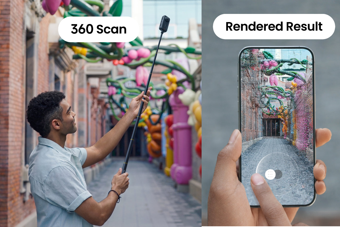 Insta360 X6 turns 360 video into explorable 3D scenes
