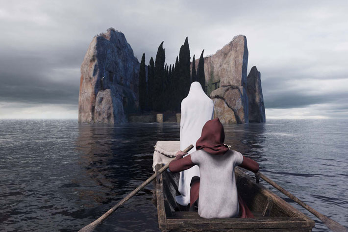 The Isle of the Dead: a mysterious painting comes alive in Virtual Reality  by Jose Antunes - ProVideo Coalition