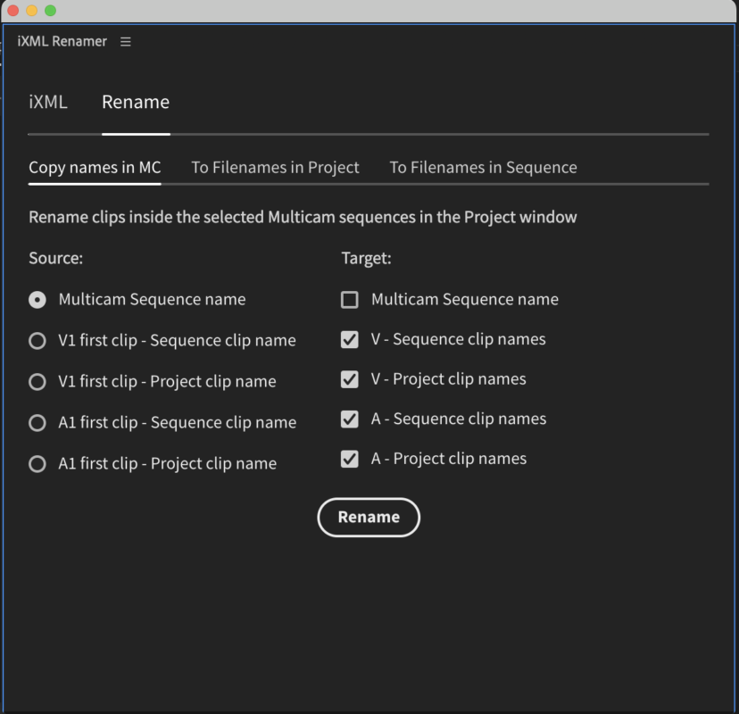 Meta Rename A new extension finally makes iXML metadata useful in Adobe Premiere ...