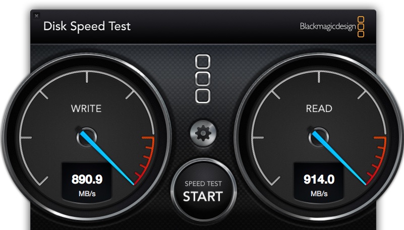 There's the speed you might need for 4K and high-bandwidth multicam edits. That's the 10 Gigabit Ethernet connection.