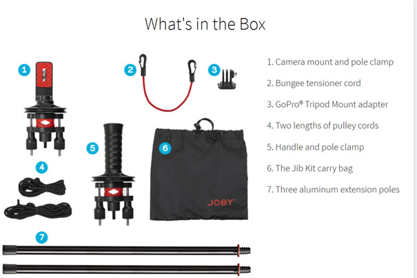 Action Jib Kit & Pole Pack