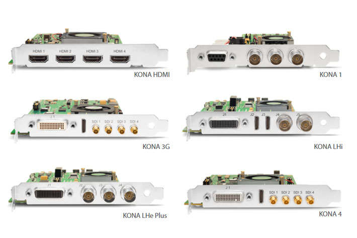 AJA ships new KONA cards and Thunderbolt 3 Io IP