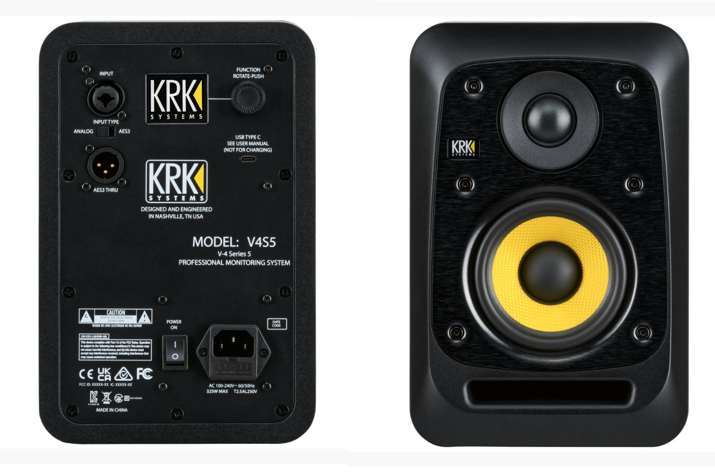 KRK: new V Series Five Studio Monitors offer wireless control