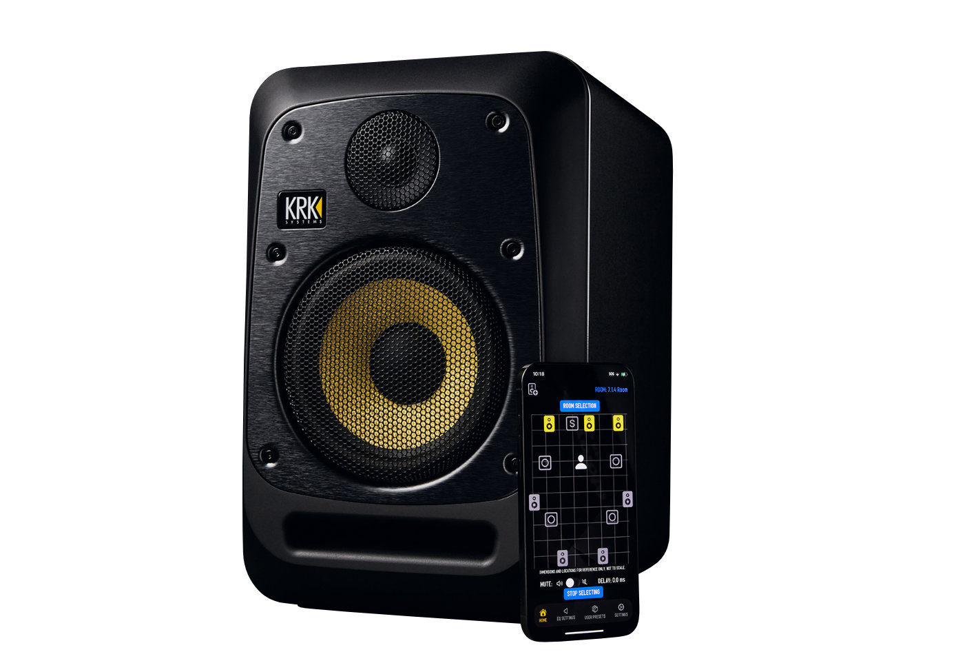 KRK: new V Series Five Studio Monitors offer wireless control