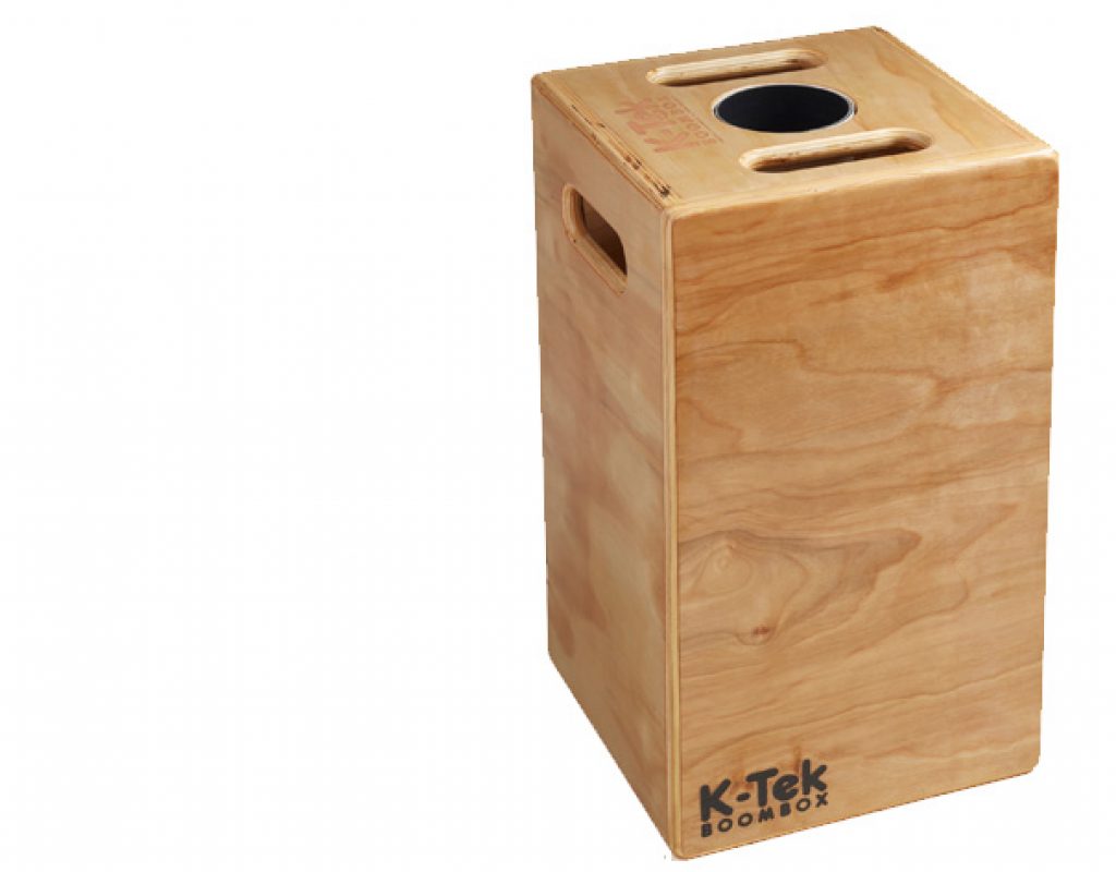 The K-Tek Boom Box doubles as an Apple Box