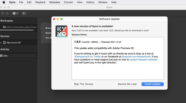 Kyno updated