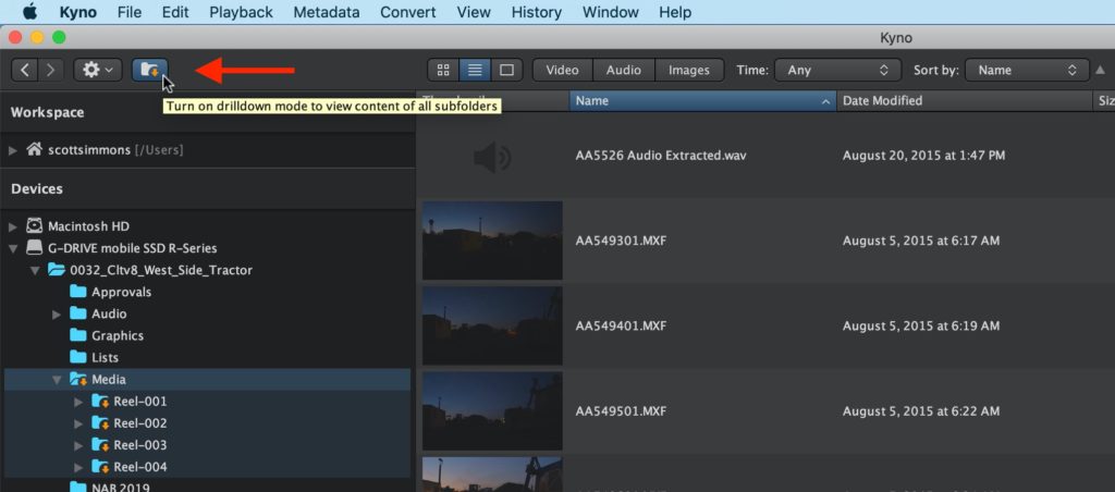 NAB-AT-HOME: Kyno plus my top 5 features by Scott Simmons - ProVideo ...