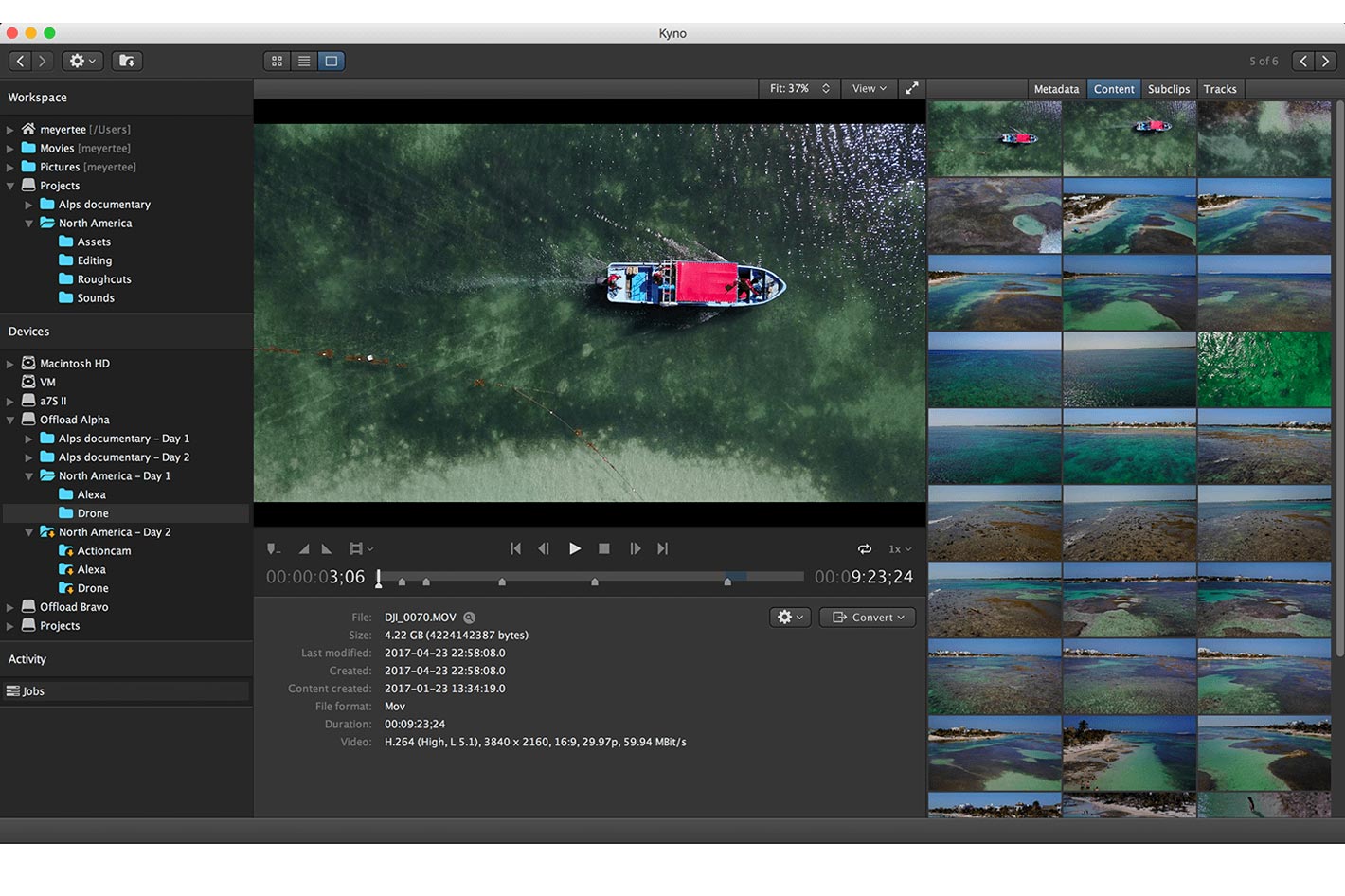 Kyno 1.8: now with DaVinci Resolve and Avid Media Composer integration