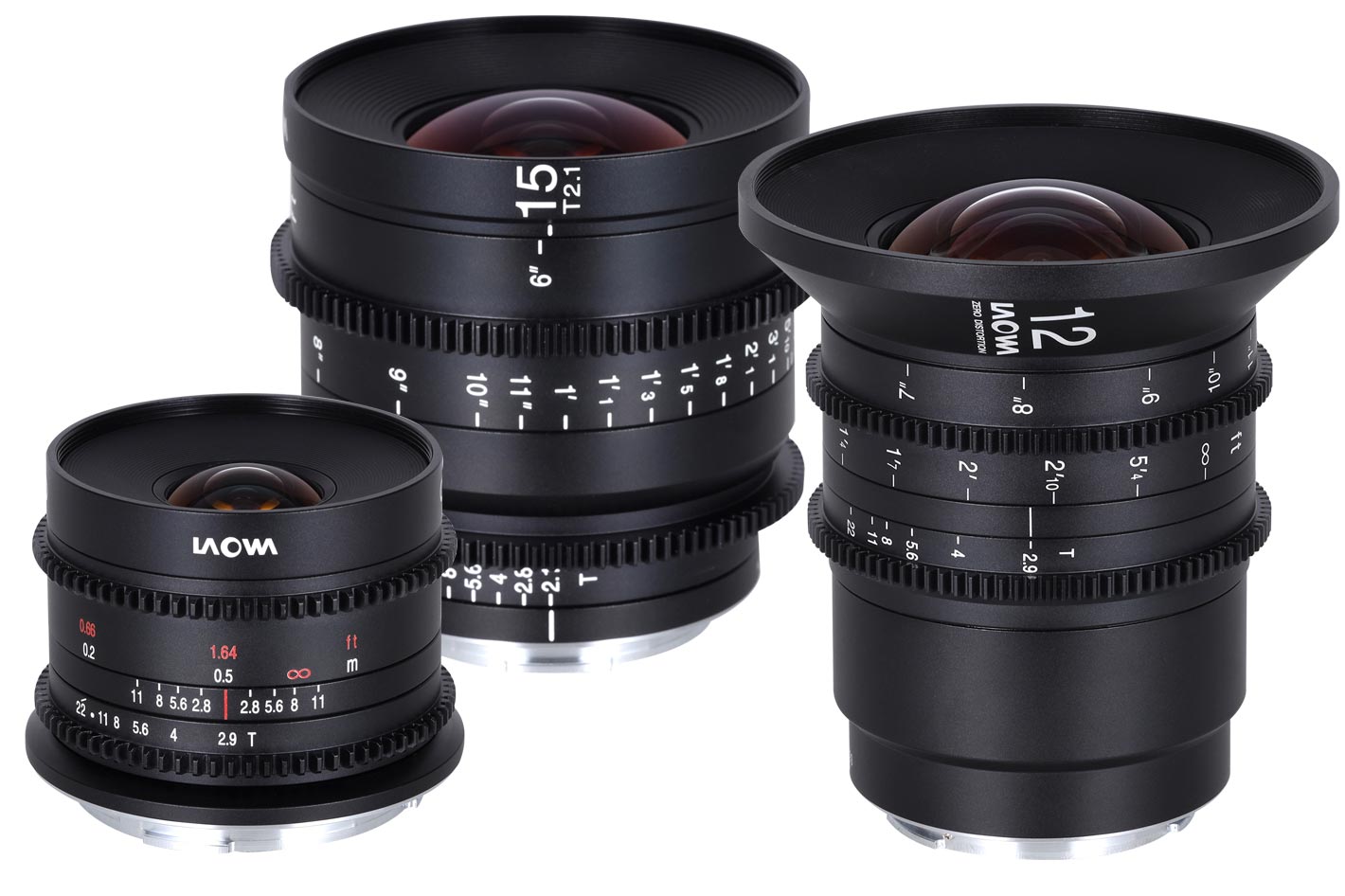 Three new Laowa cinema lenses for Canon RF mount