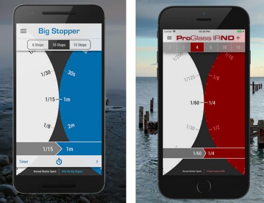 LEE Stopper and ProGlass IRND filters: free exposure calculators