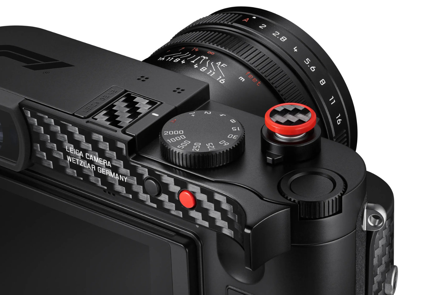 Leica Q3 43 Formula 1 Edition uses carbon fiber parts