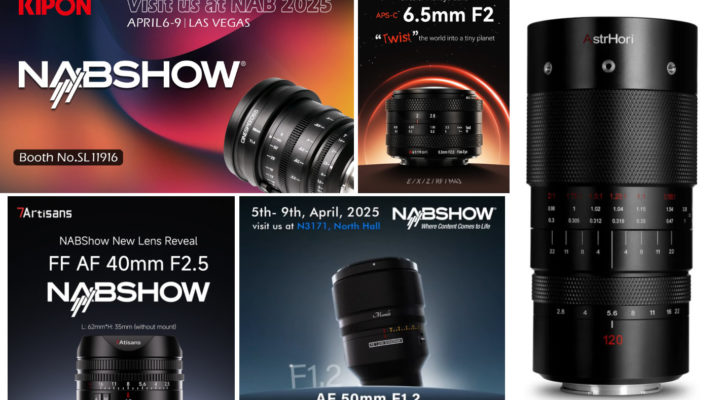 From Kipon to SongRAW: new photo and cinema lenses at NAB 2025