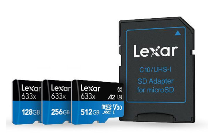 Lexar announces world’s largest A2 microSD card for smartphone filmmakers