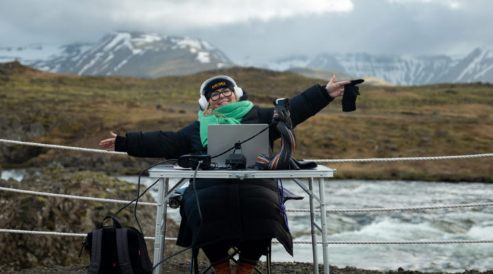 Lion Productions streams live from Icelandic wilderness