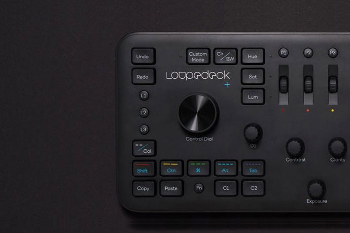 Loupedeck+ integrates with Photoshop