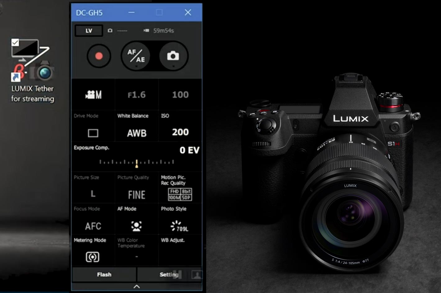 Panasonic releases LUMIX Tether for Streaming with S1, GH5 and G9 cameras