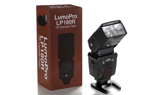 LumoPro flash with Phottix Odin receiver 2