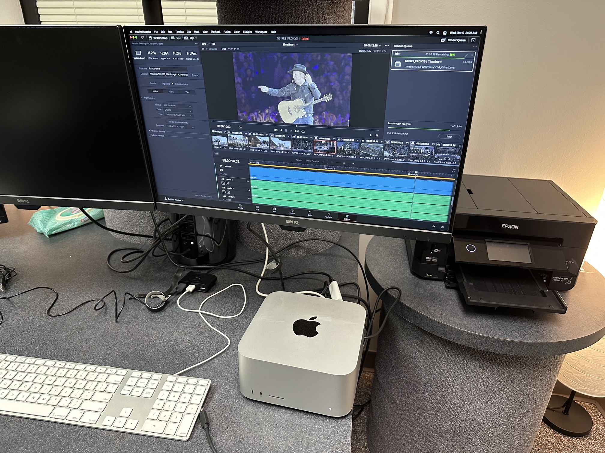 Editing video mac mini