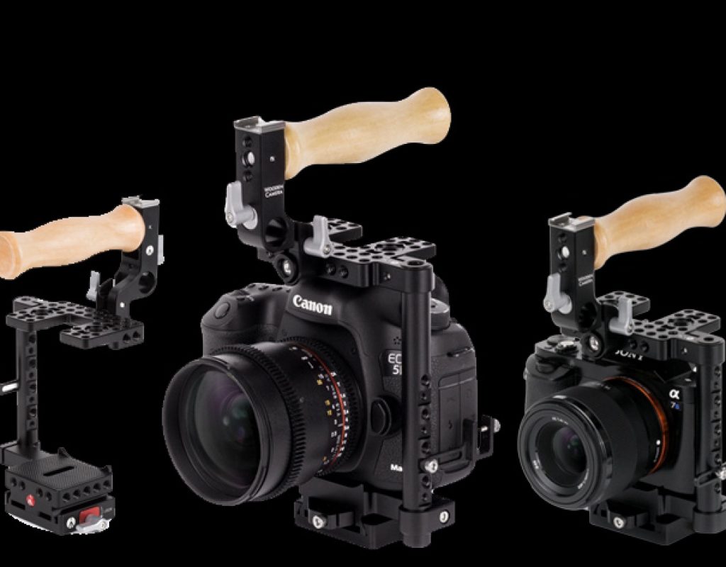 A new Camera Cage from Manfrotto and Wooden Camera