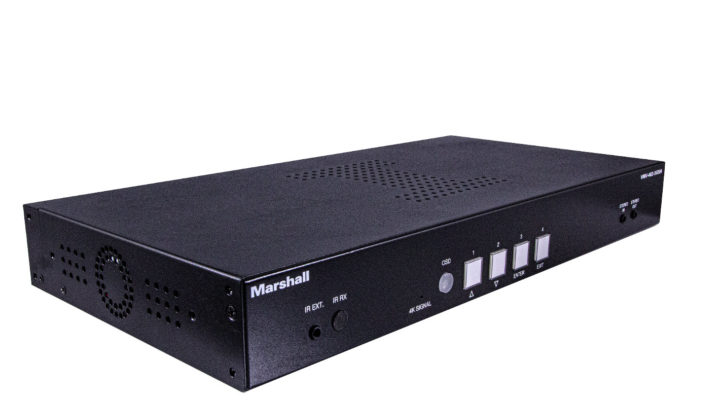 Marshall introduces VMV-402-3GSH Switcher at NAB 2024