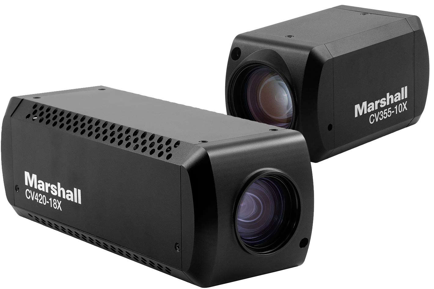 Marshall: new CV420-18X and CV355-10X zoom block cameras