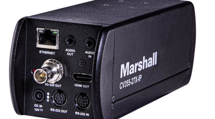 New Marshall CV355-27X-IP camera with 27x optical zoom