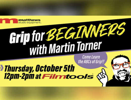 Grip for Beginners, a workshop at Filmtools!