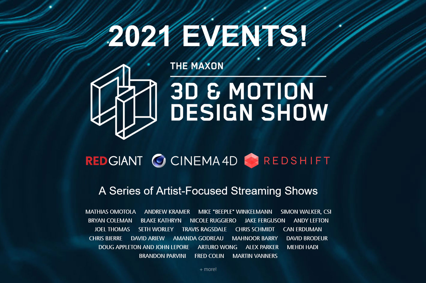 Maxon: May 3D & Motion Design Show coming soon