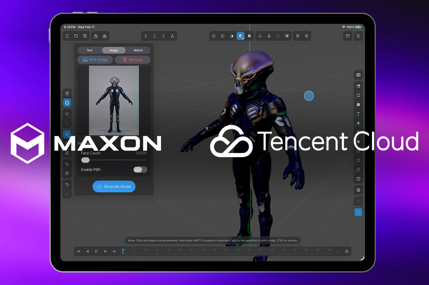 Maxon integrates Tencent HY 3D Global AI engine into Cinema 4D