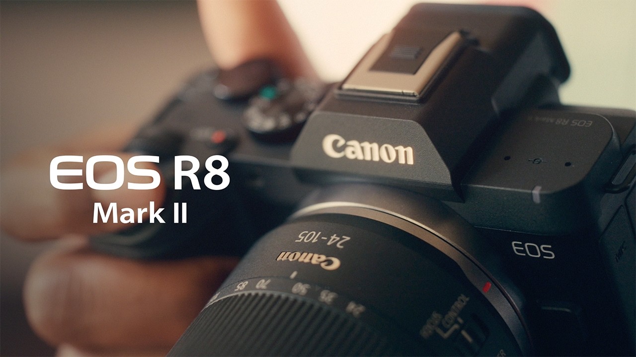Canon EOS R8 Mark II and Companion Accessories: EG‑E2 Grip, RF24‑50mm Kit and Speedlite EL‑5 Ver. 2 2 Canon EOS R8 Mark II