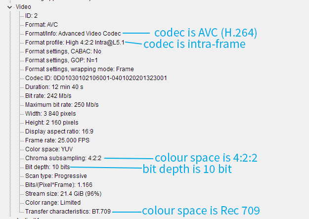 An overview of codecs in Adobe Premiere Pro 1