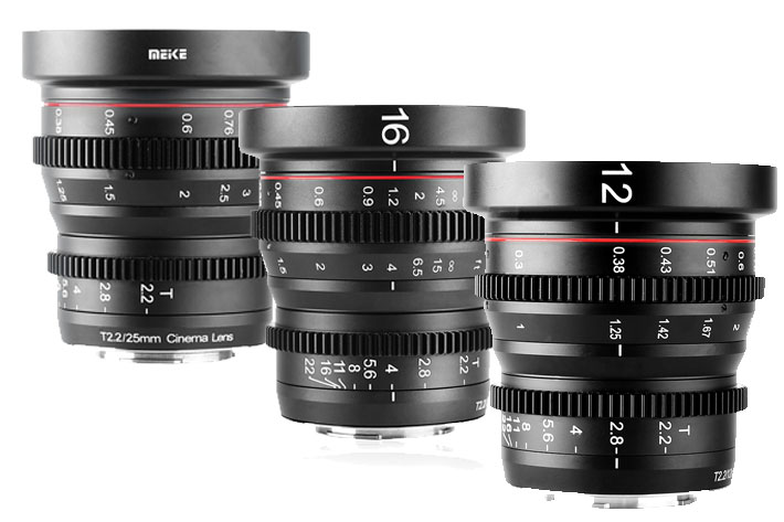 Meike MK-12mm T2.2 Cine Lens now available, five more coming