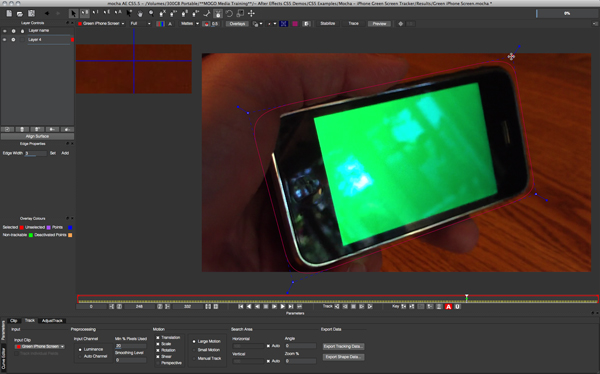 Motion Tracking and Green Screen with After Effects & Mocha AE 48