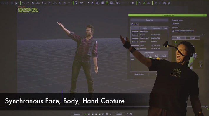 Reallusion introduces Motion LIVE, a full-body motion capture solution 