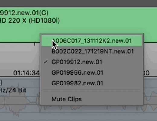 Day 5 #28daysofQuickTips 2018 - Mute Clips in the Media Composer timeline 1