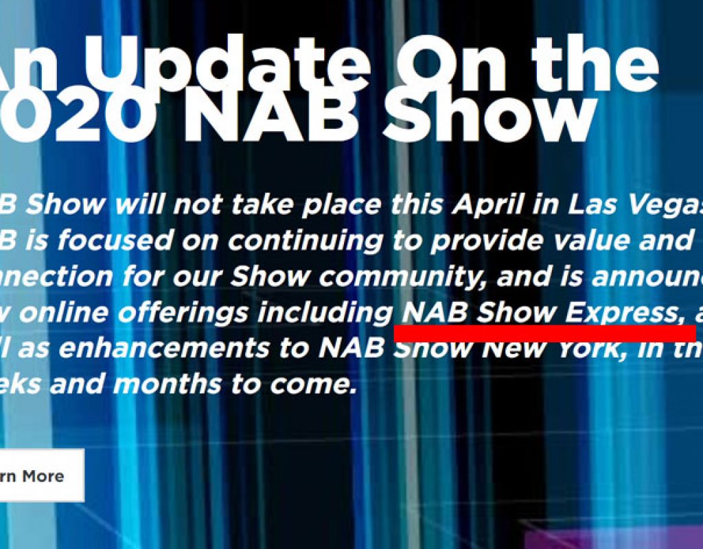 NAB Show Express comes in April