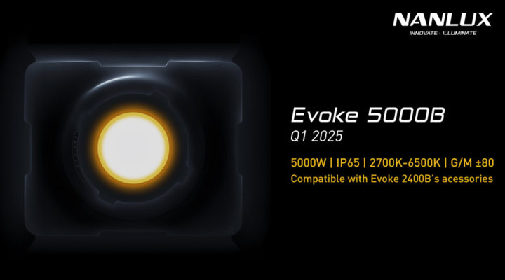 NANLUX developing a 5000W Evoke Bi-color spotlight