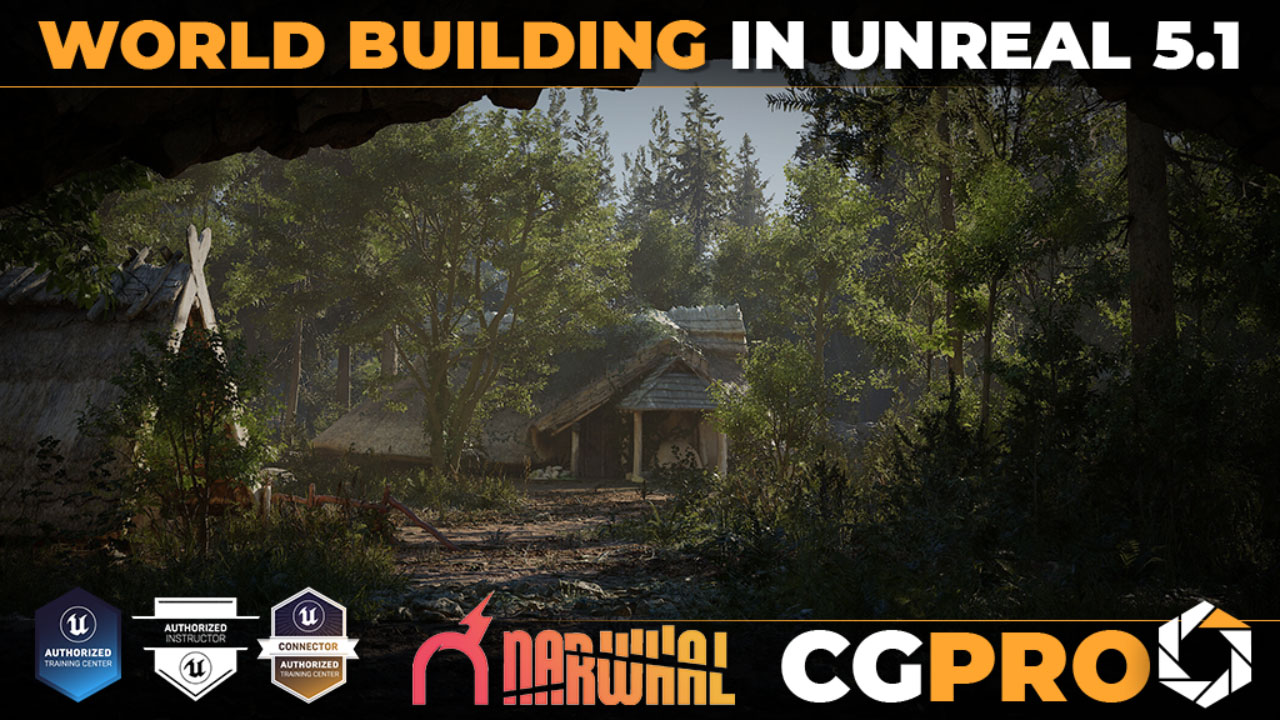 World Building in Unreal Engine 5.1: a live course on Zoom