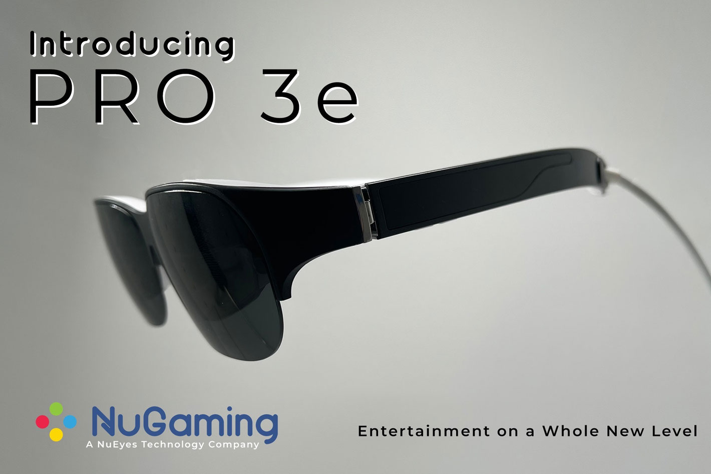 New Pro 3e smart glasses from NuEyes target entertainment
