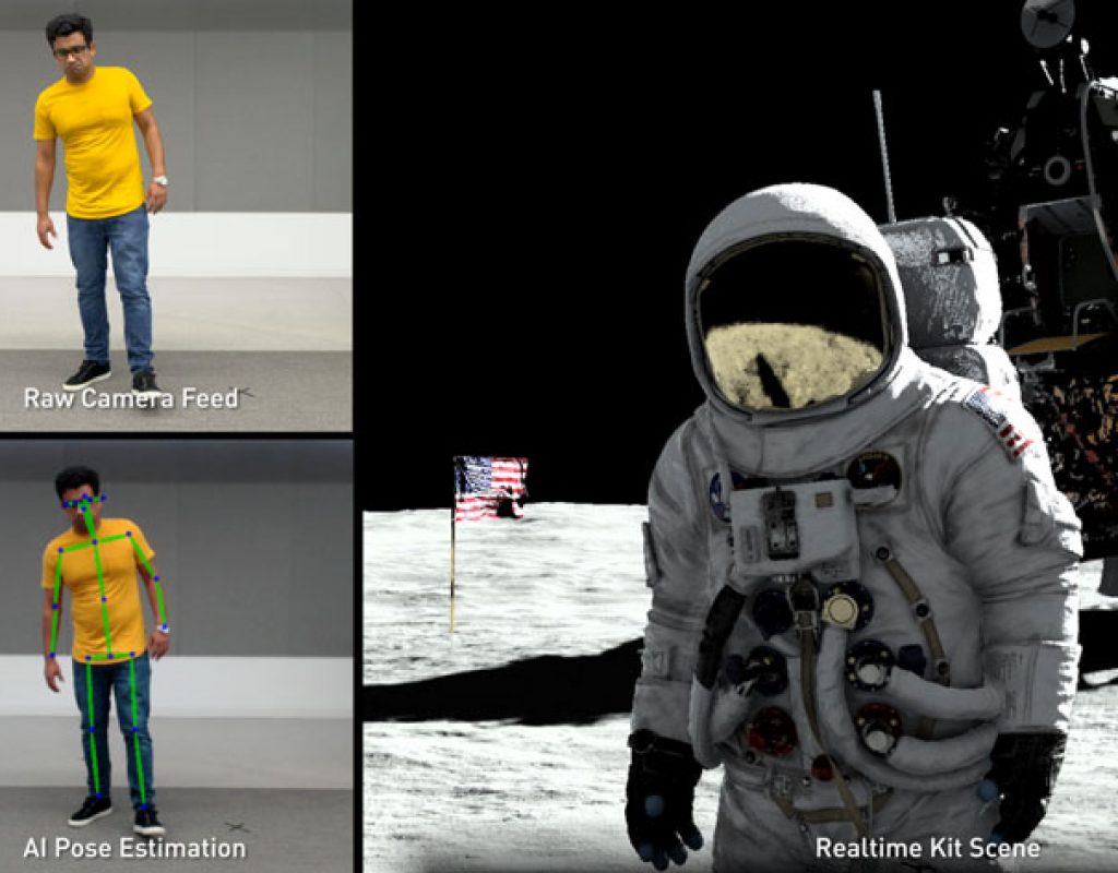 Græsse opladning Forfærdeligt Motion capture at SIGGRAPH 2019: go to the Moon with NVIDIA's RTX demo by  Jose Antunes - ProVideo Coalition