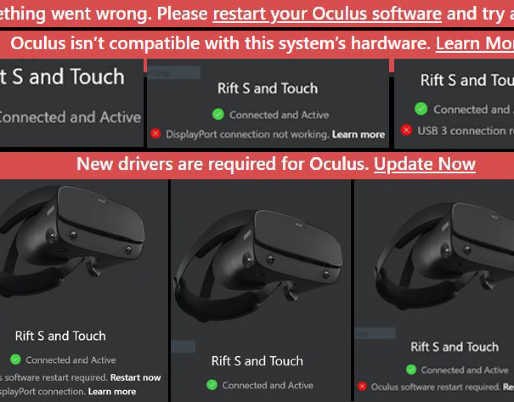 oculus rift s system checker tool