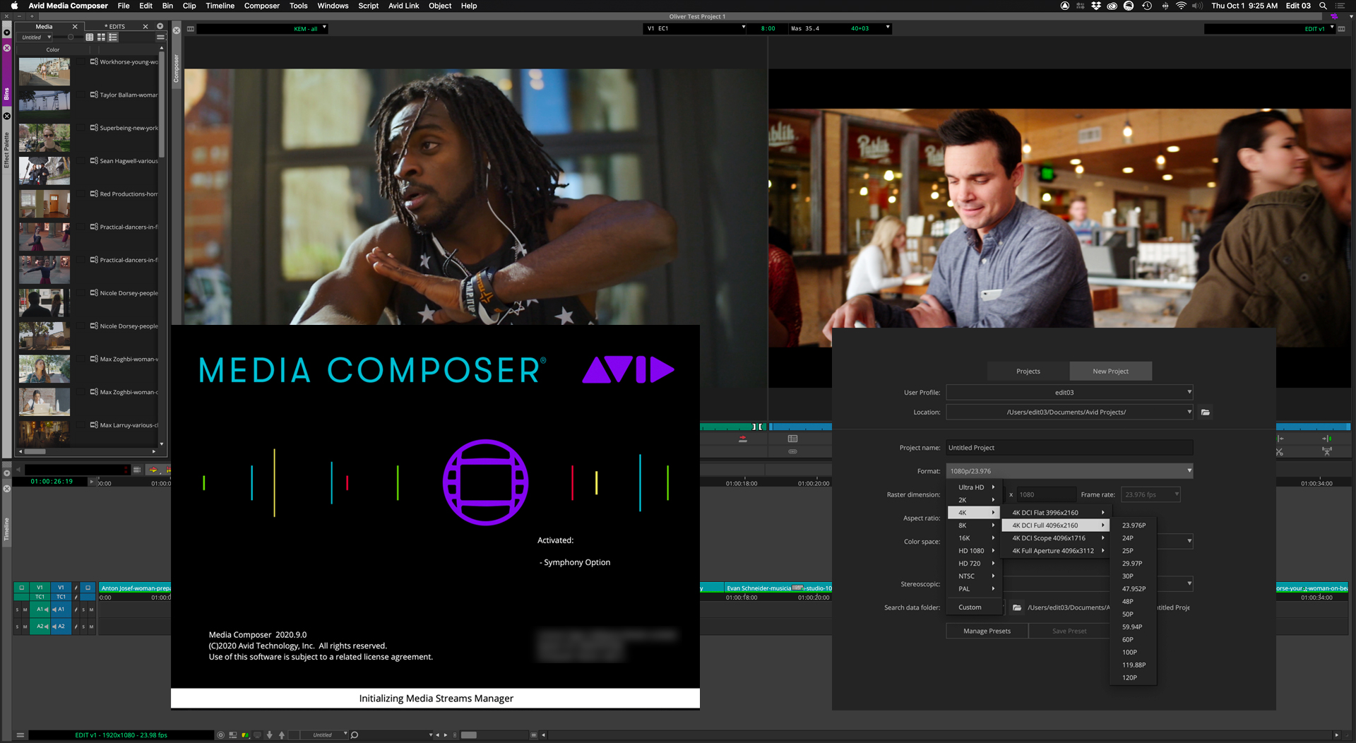 avid media composer test