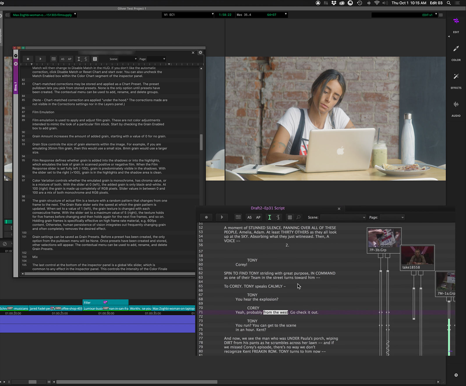 Avid Media Composer ScriptSync