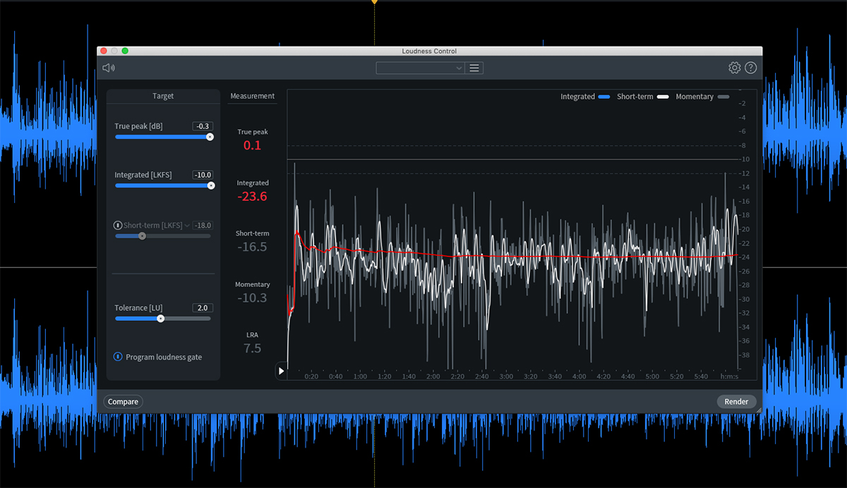 iZotope RX 8 loudness