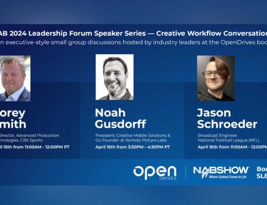 OpenDrives at NAB 2024: special events designed for content creators