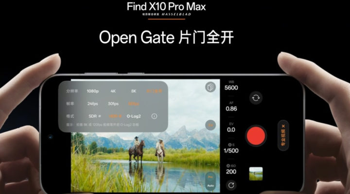 Oppo Find X10 Pro Max: a camera cluster with triple 200MP and 8K video