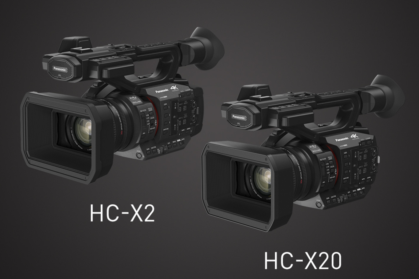 Panasonic HC-X2/X20 : 4K 60p camcorders with 1.0-Type sensor