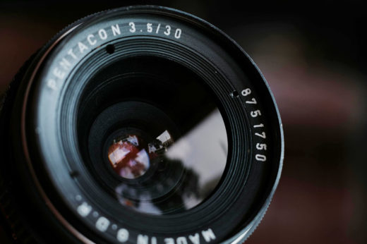 Finding more classic stills lenses 4 Pentacon-branded f/3.5 30mm lens.