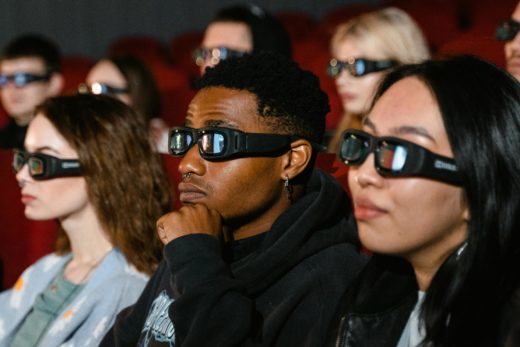 2025 in review: What the people want 3 Cinema audience wearing 3D glasses.