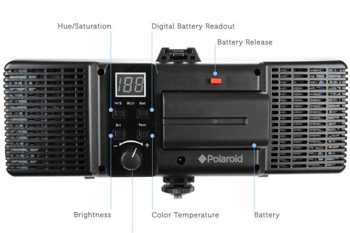 Polaroid RGB LED: a professional light for $99